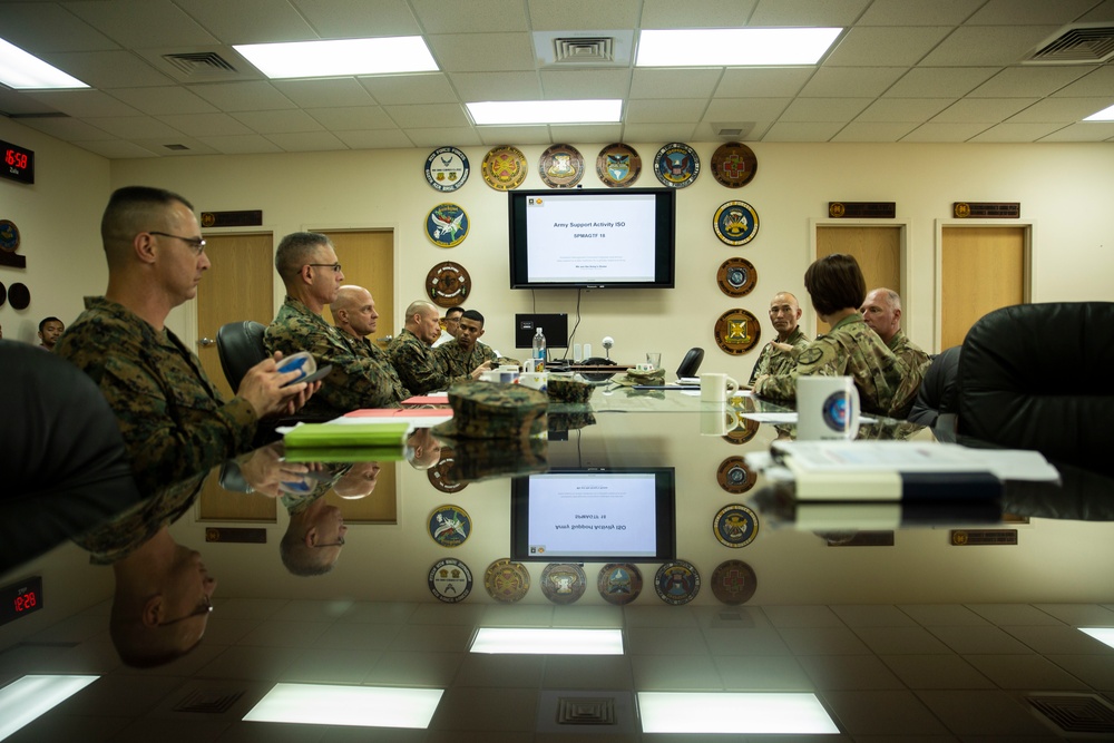 MARFORSOUTH leaders visit SPMAGTF-SC in Honduras