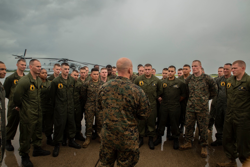 MARFORSOUTH leaders visit SPMAGTF-SC in Honduras