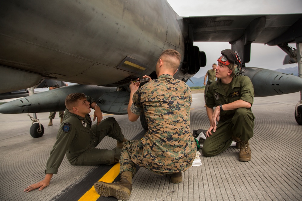 VMA-214 Prepares for the 2018 Arctic Thunder Air Show