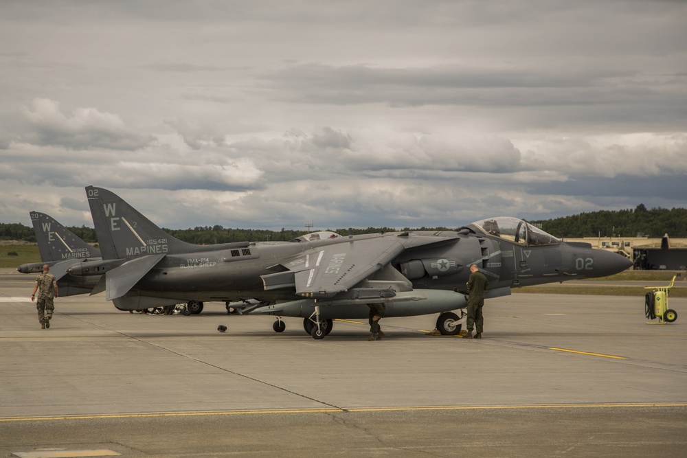 VMA-214 Prepares for the 2018 Arctic Thunder Air Show