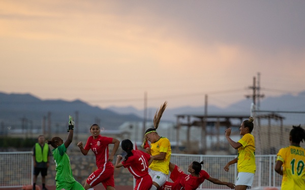 Bahrain and Brazil Compete at 2018 CISM World Military Women’s Football Championship