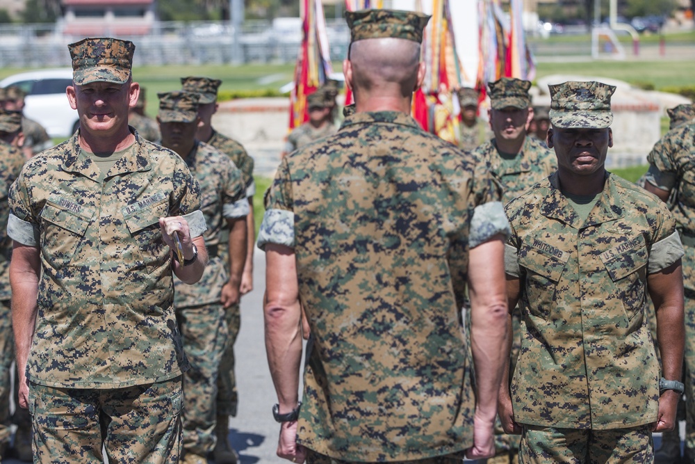 Relief and Appointment: Sergeant Major of the 1st Marine Division