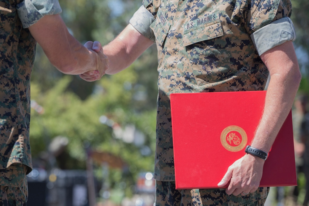 Relief and Appointment: Sergeant Major of the 1st Marine Division