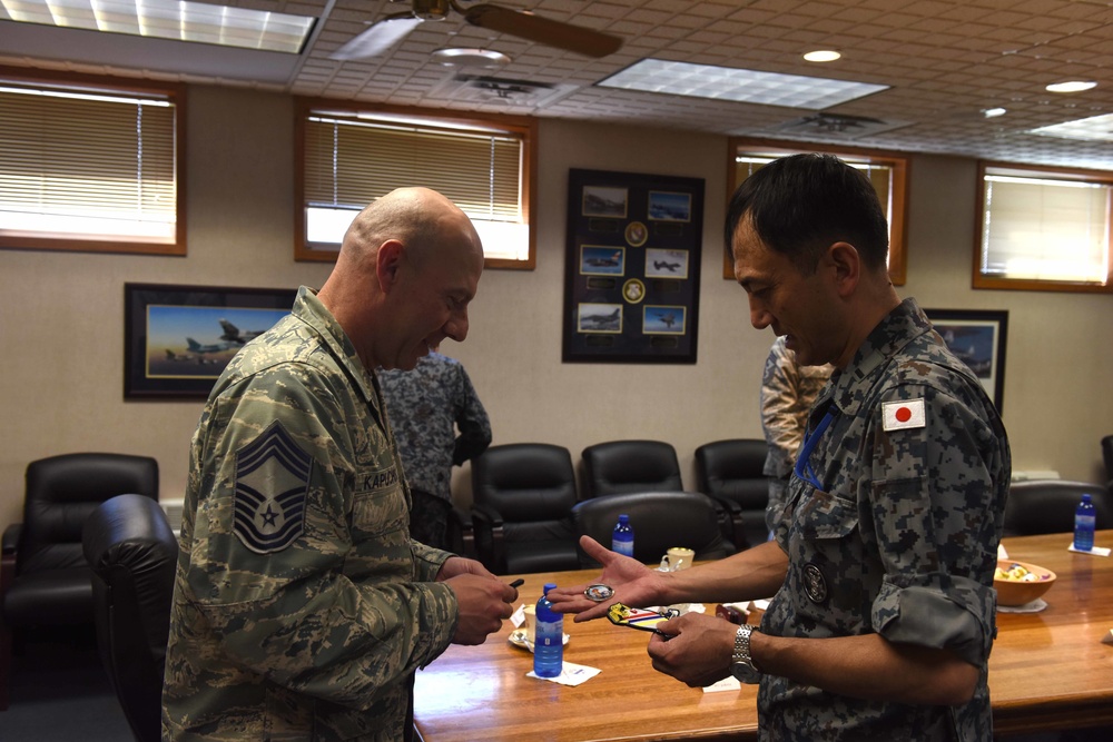 JASDF Senior Enlisted Advisor visits Eielson