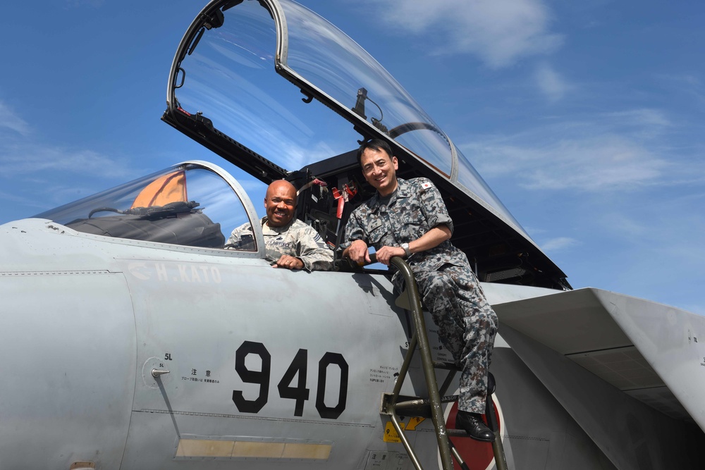JASDF Senior Enlisted Advisor visits Eielson