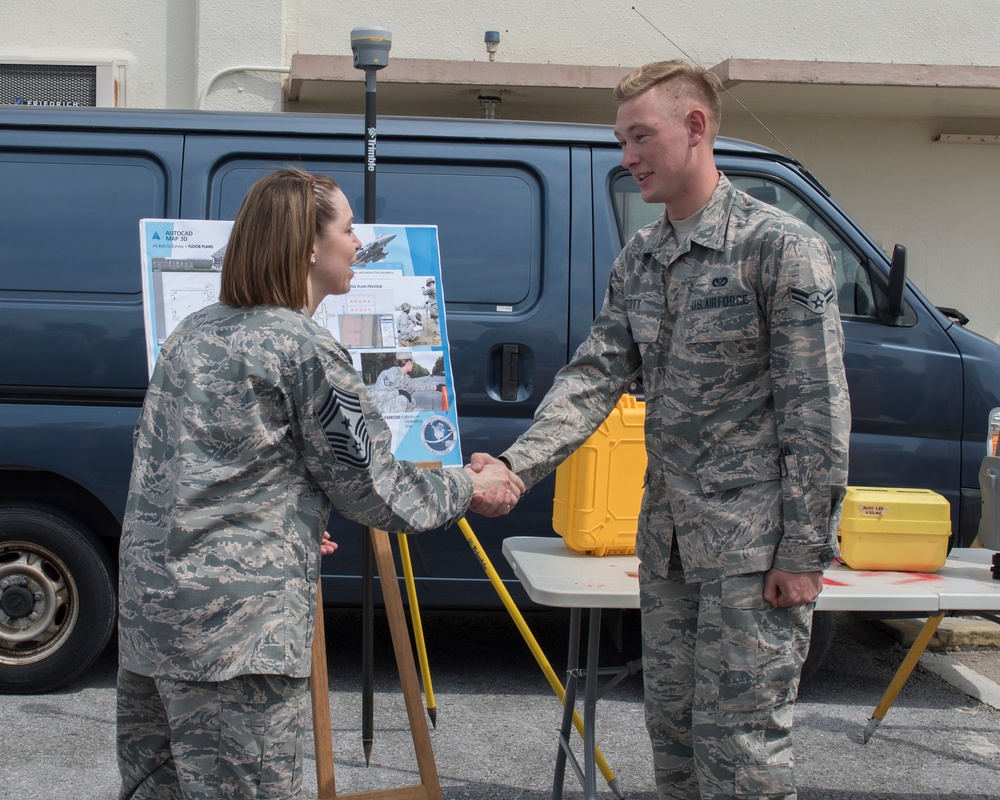 AETC Leadership visits Kadena AB