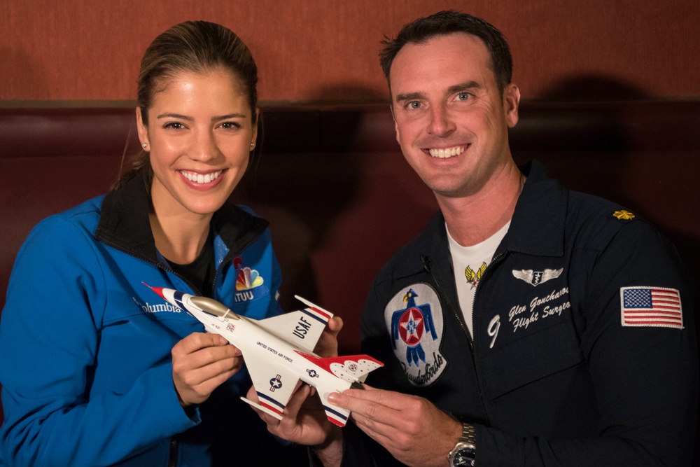 Local reporter flies with the Thunderbirds