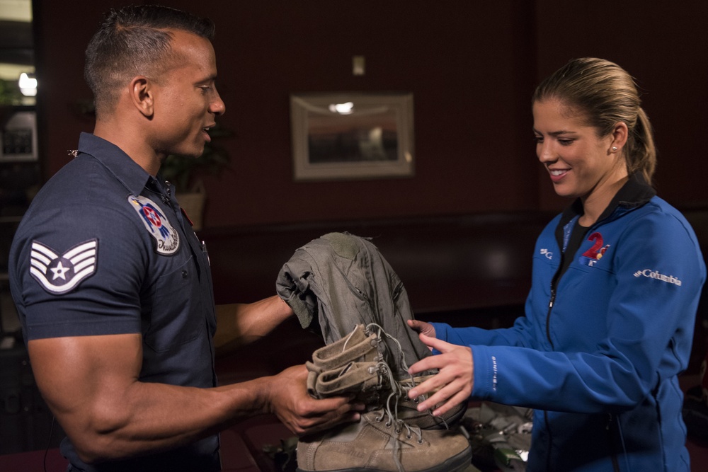 Local reporter flies with the Thunderbirds