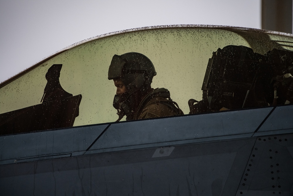 Brig. Gen. Derek France celebrates final flight as the 380th Air Expeditionary Wing commander