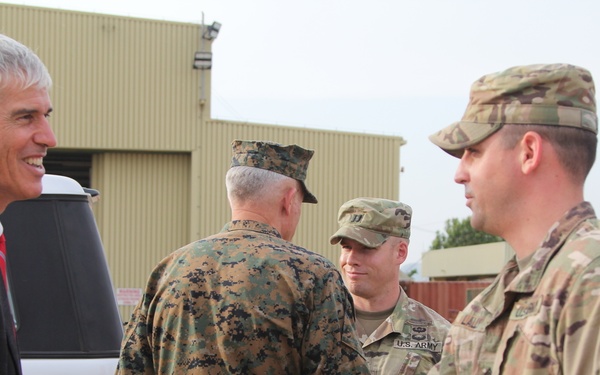 VIPs Visit Task Force Darby