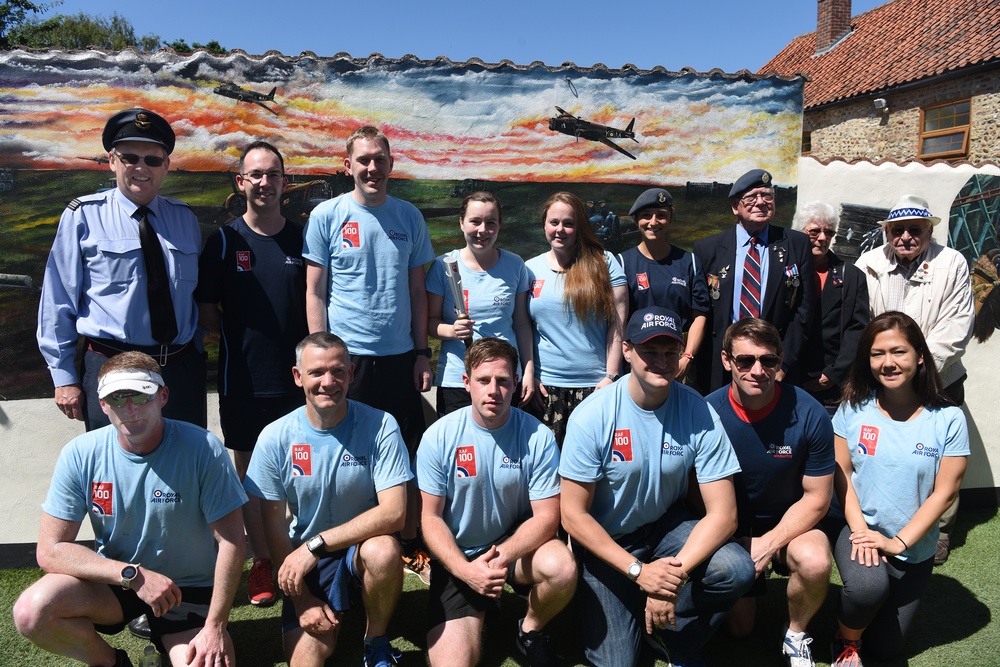 RAF 1OO Baton Relay