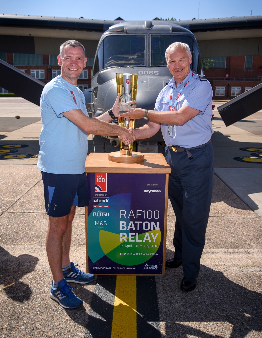 Passing the baton: celebrating 100 years of the RAF