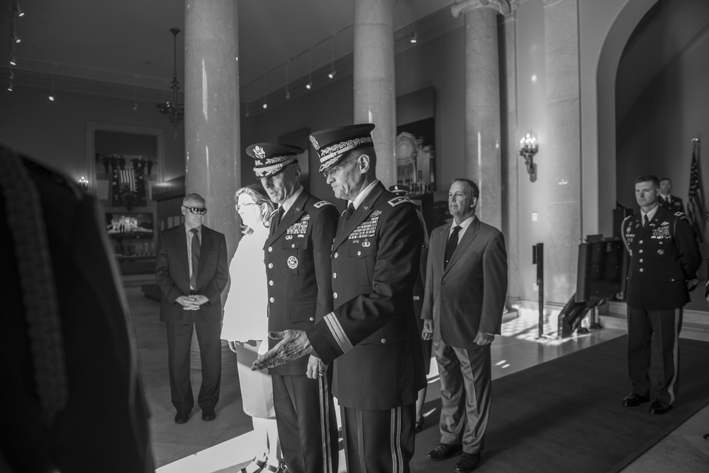 Gerald O'Keefe, Administrative Assistant to the Secretary of the Army, and Lt. Gen. Gary Cheek, Director of the Army Staff, Participate in Individual Army Full Honors Wreath-Layings at the Tomb of the Unknown Soldier