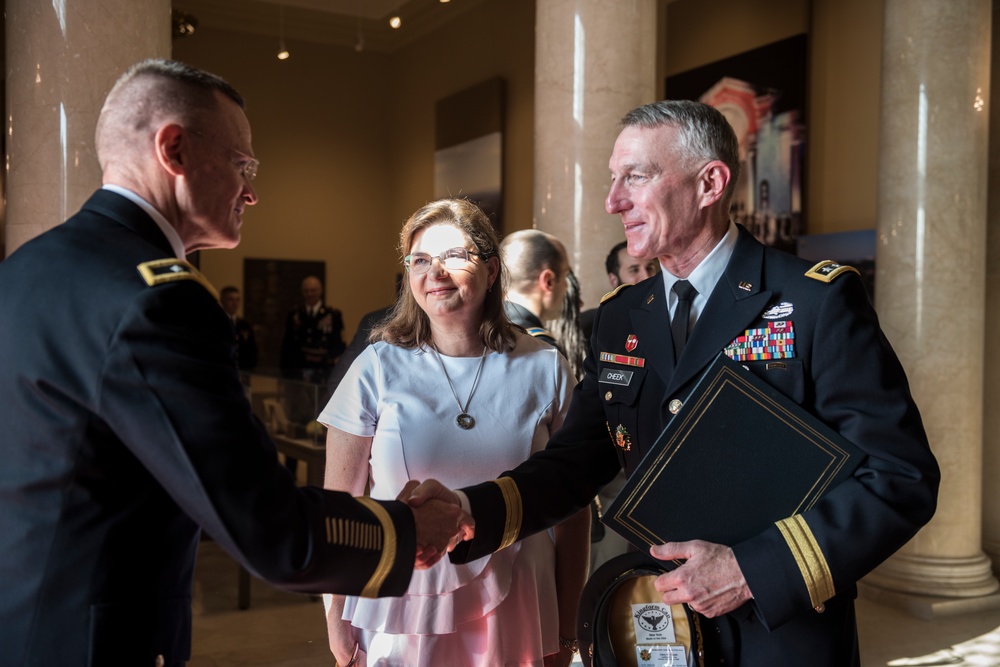 Gerald O'Keefe, Administrative Assistant to the Secretary of the Army, and Lt. Gen. Gary Cheek, Director of the Army Staff, Participate in Individual Army Full Honors Wreath-Layings at the Tomb of the Unknown Soldier