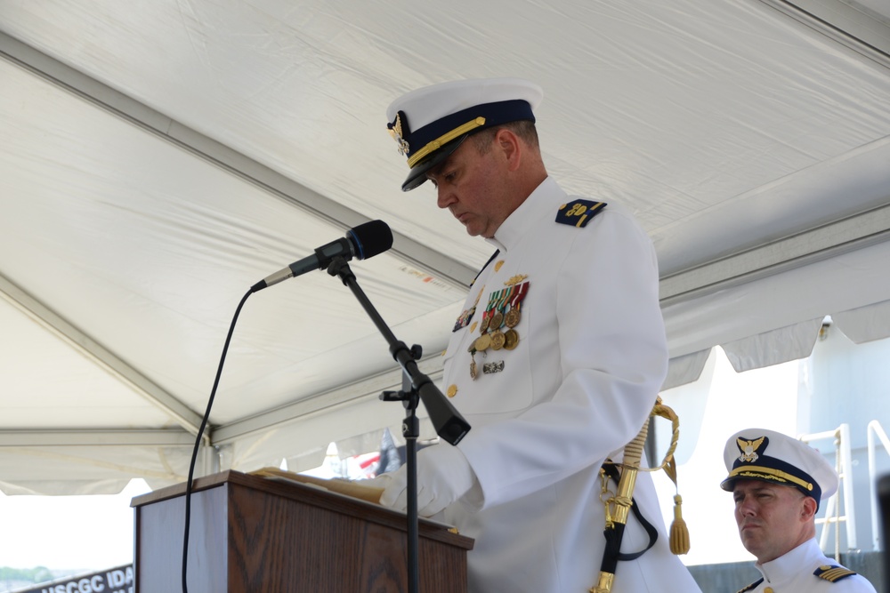 Coast Guard Cutter Ida Lewis Conducts Change-of-Command Ceremony