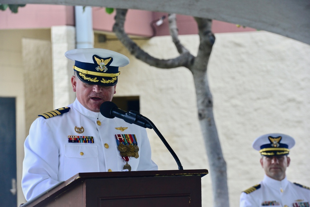 New captain at helm of Coast Guard Base Honolulu