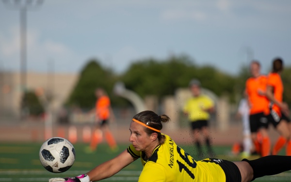 Netherlands and South Korea Face Off at 2018 CISM World Military Women’s Football Championship