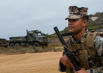 Out the rack, grab your pack: Marines with Headquarters &amp; Support Battalion conduct sustainment hike
