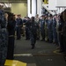 USS Gerald R. Ford (CVN 78) Chiefs Piped Ashore