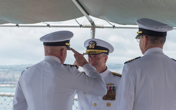 DESRON 31 Holds Change of Command on USS William P. Lawrence
