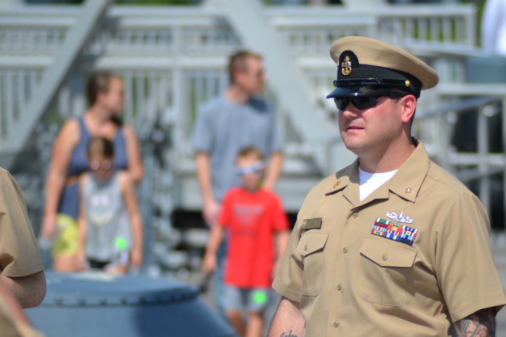 Re-Enlisting on the teak decks of a Battleship