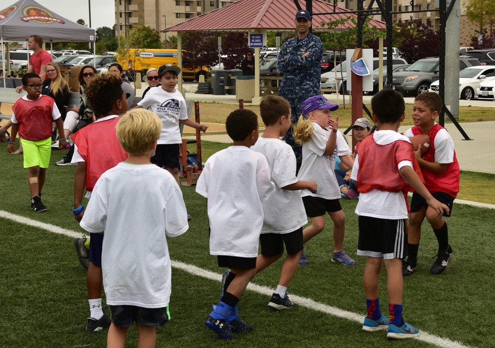 Youths attend Kyle Rudolph Football ProCamp