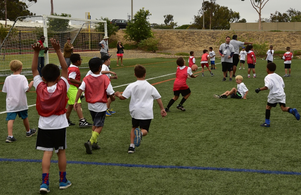 Youths attend Kyle Rudolph Football ProCamp