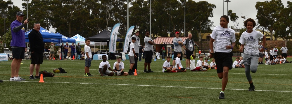 Youths attend Kyle Rudolph Football ProCamp