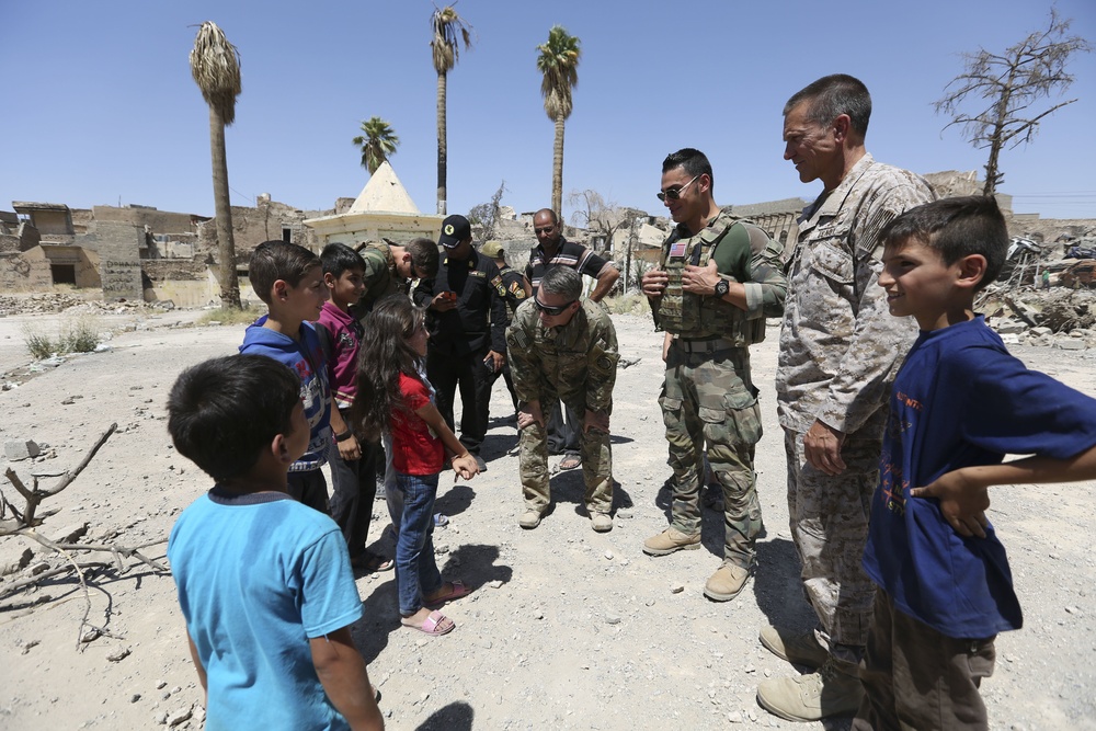 BG Caine visits Mosul, Iraq