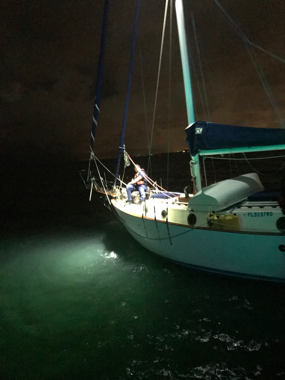 Coast Guard medevacs man from sailboat