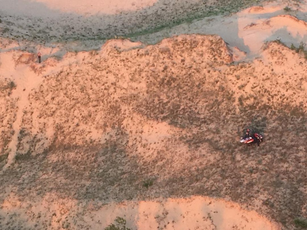 Coast Guard helicopter crew helps rescue 5-year-old boy in Sleeping Bear Dunes