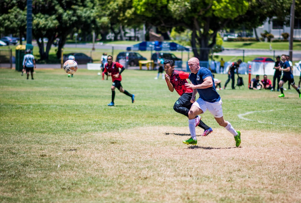 USS Dewey Soccer Match with KD Lekiu