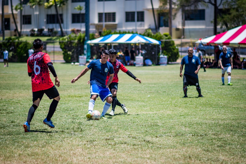 USS Dewey Soccer Match with KD Lekiu