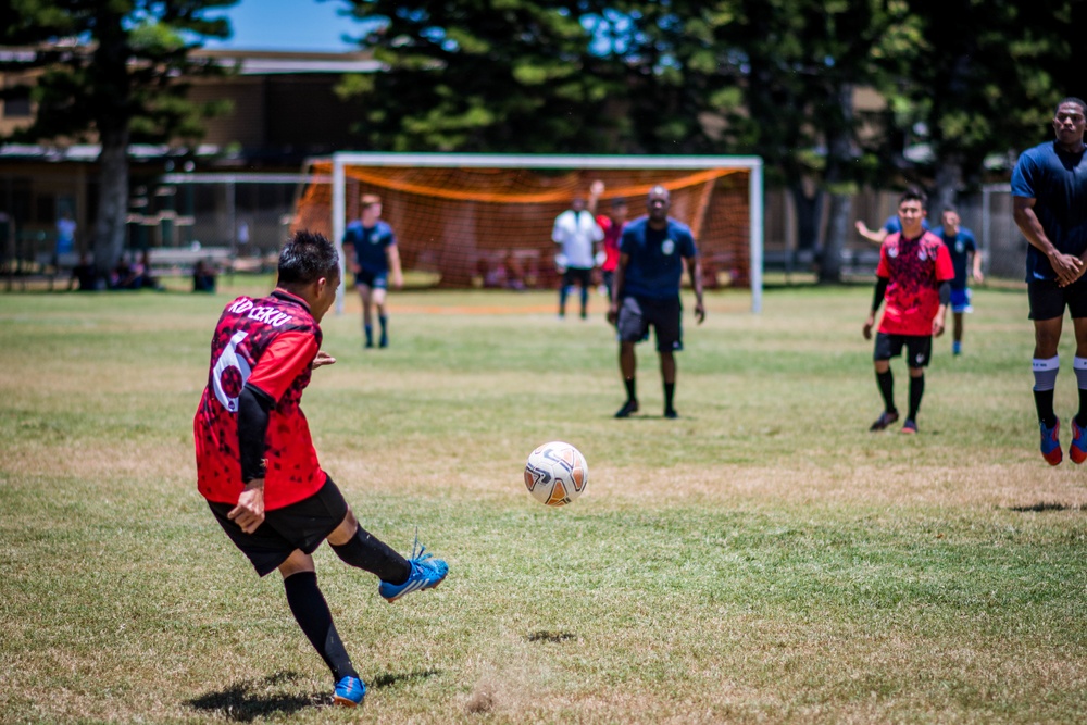 USS Dewey Soccer Match with KD Lekiu