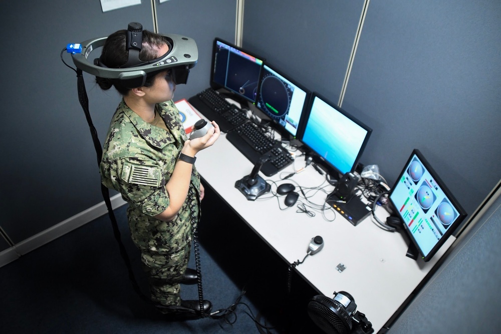 Conning Officer Virtual Environment simulator at SWOS Det. San Diego
