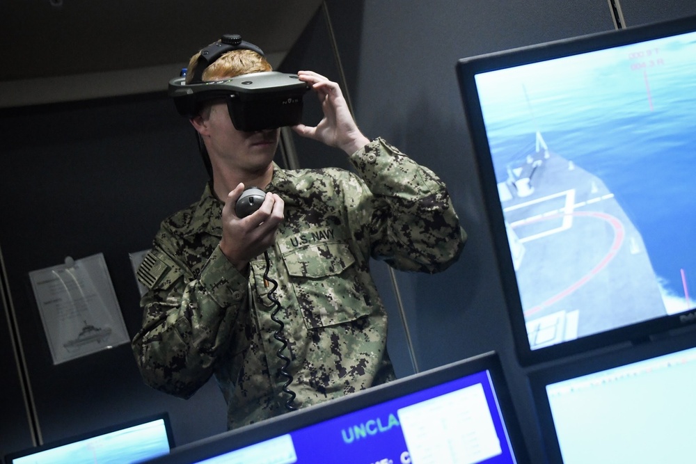 Conning Officer Virtual Environment simulator at SWOS Det. San Diego