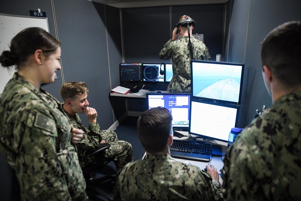 Conning Officer Virtual Environment simulator at SWOS Det. San Diego