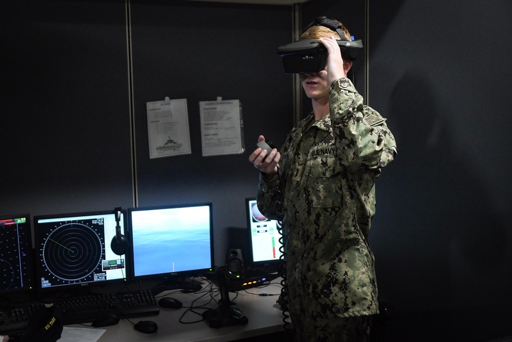Conning Officer Virtual Environment simulator at SWOS Det. San Diego