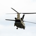 Chinook helicopter, crew supports Fort McCoy sling-load training