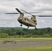 Chinook helicopter, crew supports Fort McCoy sling-load training