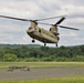 Chinook helicopter, crew supports Fort McCoy sling-load training
