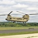 Chinook helicopter, crew supports Fort McCoy sling-load training