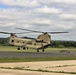Chinook helicopter, crew supports Fort McCoy sling-load training