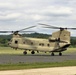 Chinook helicopter, crew supports Fort McCoy sling-load training