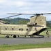 Chinook helicopter, crew supports Fort McCoy sling-load training