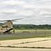 Chinook helicopter, crew supports Fort McCoy sling-load training