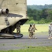 Chinook helicopter, crew supports Fort McCoy sling-load training