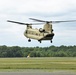 Chinook helicopter, crew supports Fort McCoy sling-load training