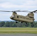 Chinook helicopter, crew supports Fort McCoy sling-load training