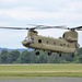 Chinook helicopter, crew supports Fort McCoy sling-load training